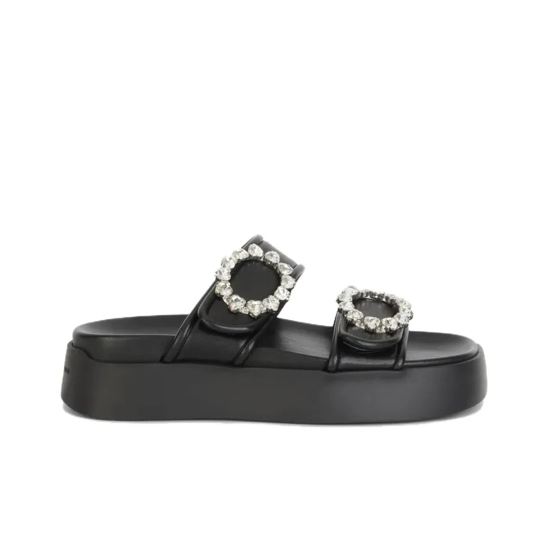 CHIARA FERRAGNI Slide Slippers Women's Black-1