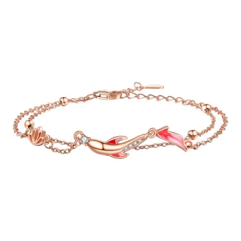 Bao Yi 999 Fine Silver Anklets Women's