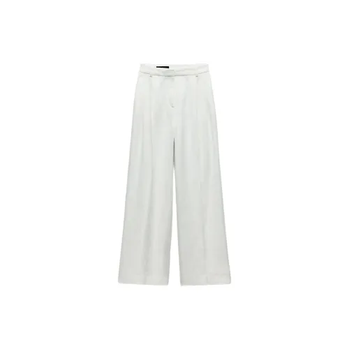 ZARA Casual Pants Women's White