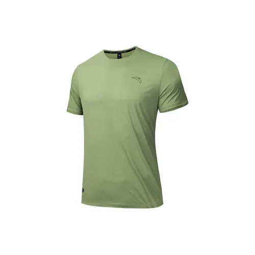 ANTA Running Collection T-Shirts Men Wild Trail Green