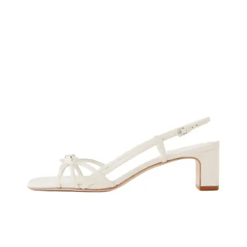REFORMATION Sally Strap Sandals 5cm Women's White
