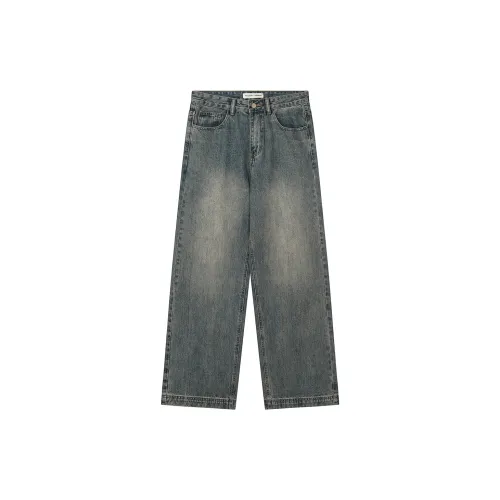 NewJnxs Jeans Unisex Nostalgic Blue Gray