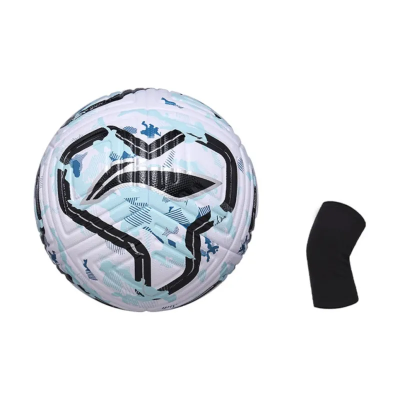 LiNing Size 5 Soccer TPU Seamless Thermal bonding Unisex White Black Blue-7