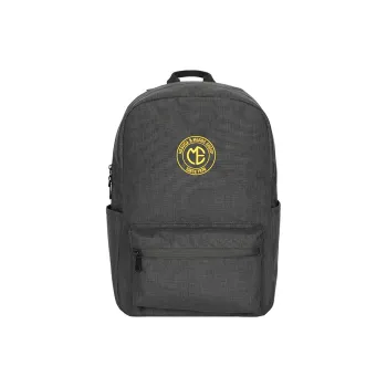 MESUCA Nylon Fabric Backpack Medium Size Unisex Black