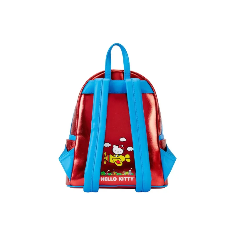 Sanrio Loungefly 50th Anniversary Commemoration Collaboration PU Backpack Mini Women's Red-3