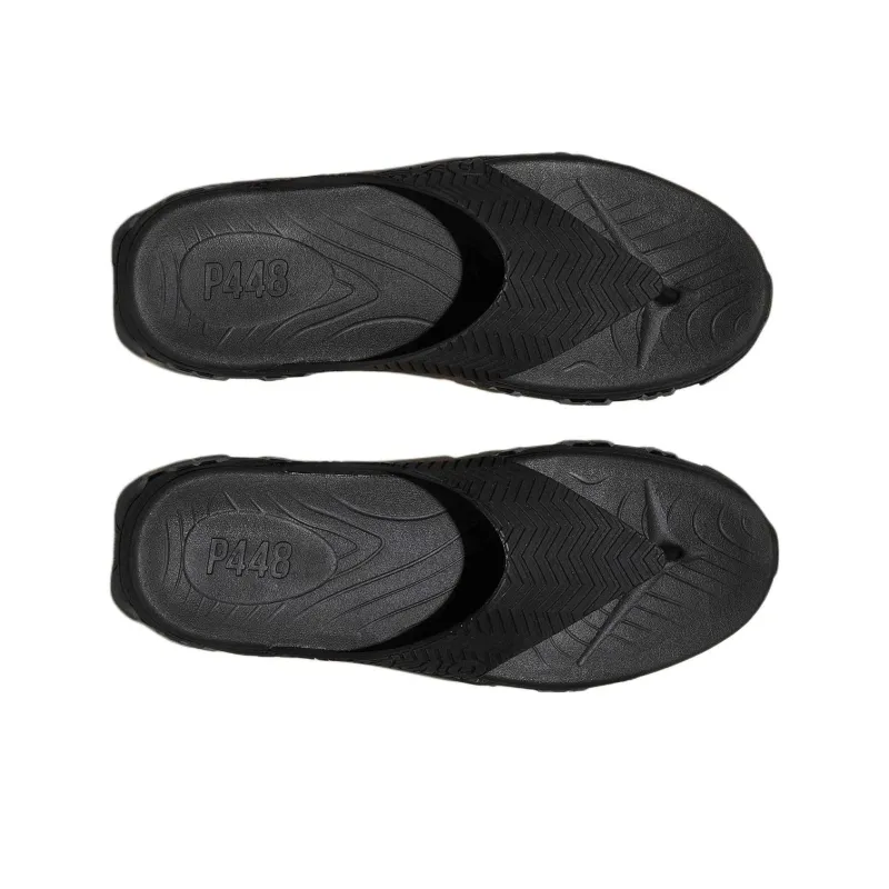 Vibram x P448 Flip Flops Women's Black-2