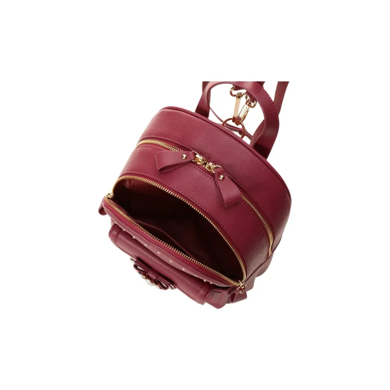 SAMANTHA THAVASA Synthetic Leather Backpack Small Size Women's Fuchsia-4