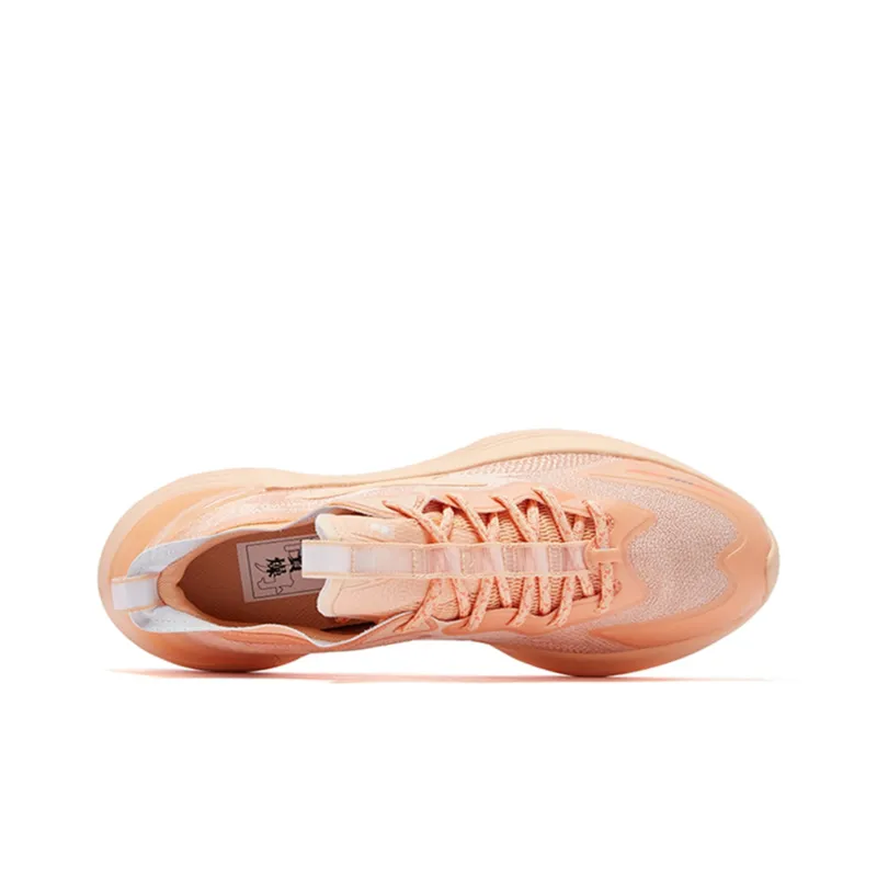QIAODAN Anti-Slip Wear-Resistant Low-Top Casual Shoes Men's Micro Light Orange-3