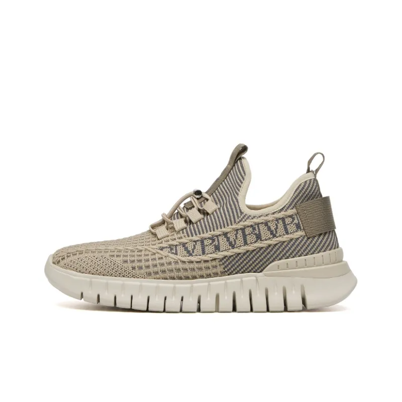 VICKI BROWN Breathable Low Top Casual Shoes Men's Beige Brown-0