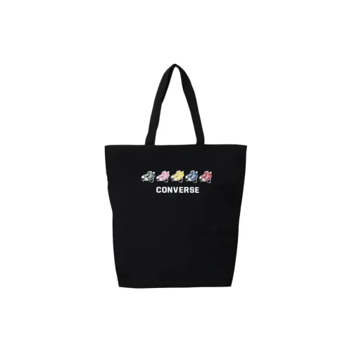 Converse Polyester Tote Toto Bag Shopping Bag Handbag Unisex Black