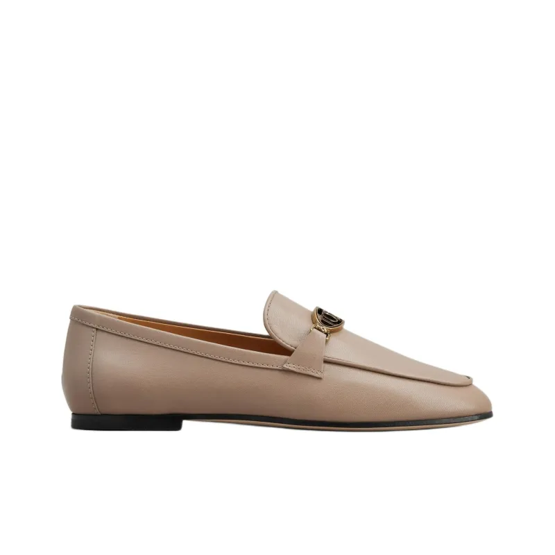 TOD'S Logo Plaque Slip On Loafers Women's-1