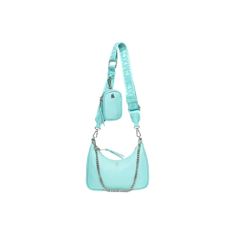 STEVE MADDEN Nylon With Polyester Portable Crossbody Bag Shoulder Bag Medium Size Women's Rose Red/Light Green-5