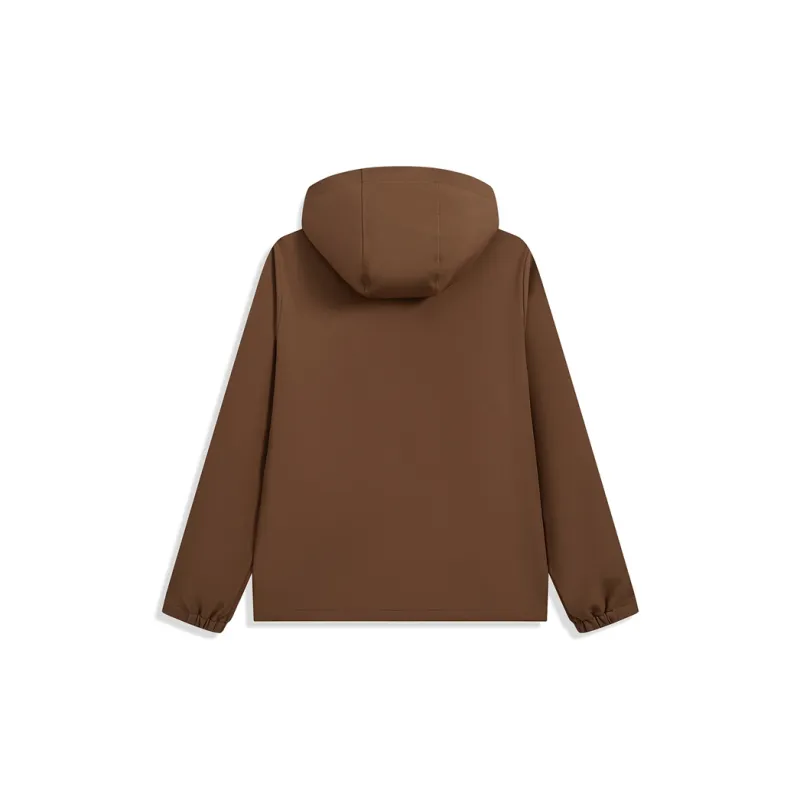 XTEP Trench Coat Men's Honey Tea Brown-1