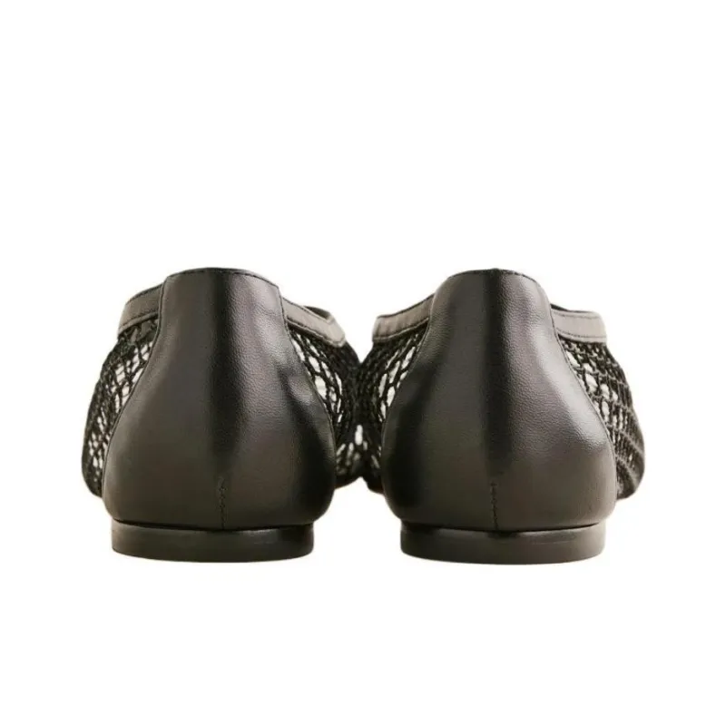 REFORMATION Britt Casual Single Shoes Women's Black-4