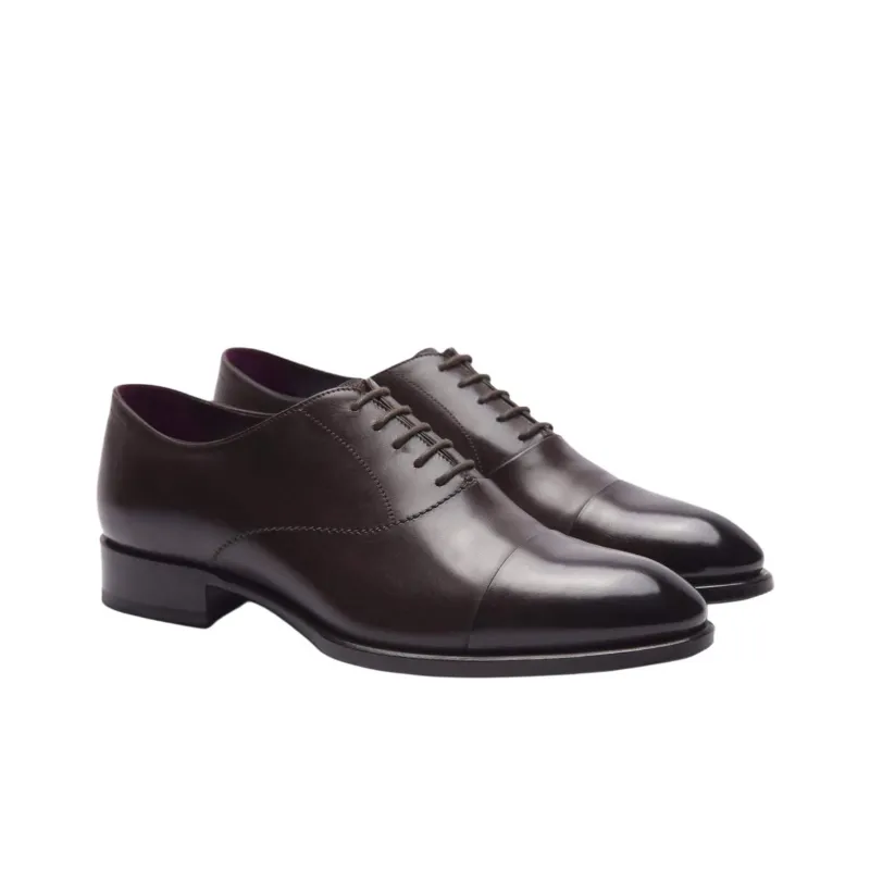 Brioni Dress Shoes Men Low-Top Brown-2