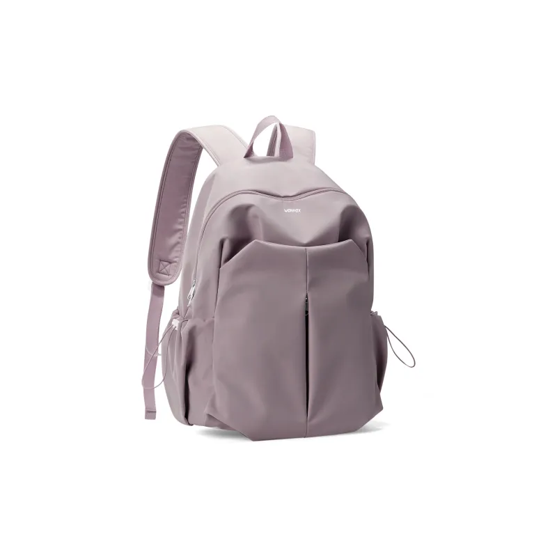 WONHOX Fabric Backpack Laptop Bag Backpack Regular Unisex Black/Gray/Red/Pink Purple-23