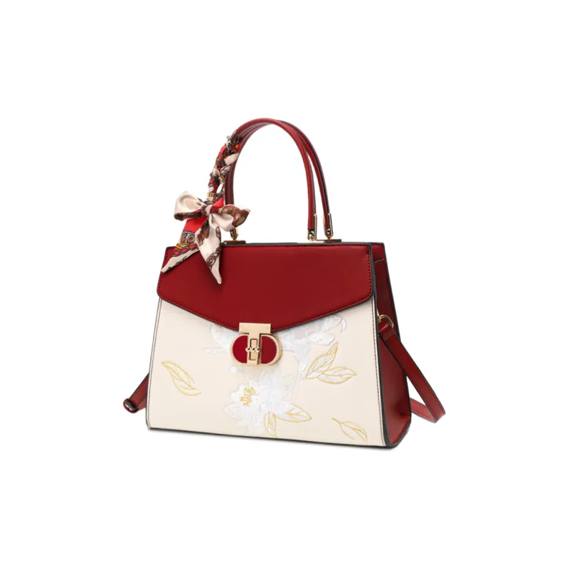 PAYOT PU One Shoulder Handbags Regular Women's Burgundy-1
