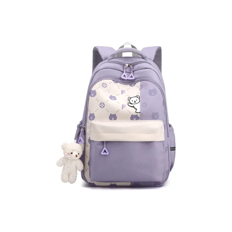 Natural Fish Nylon Backpack Unisex-0