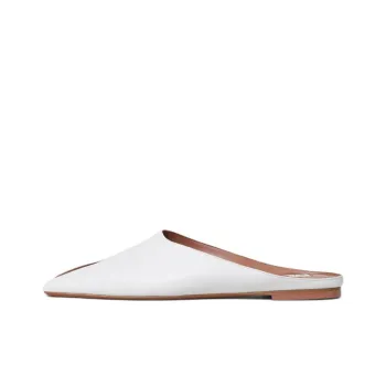 Alaia Slide Slippers Women's White