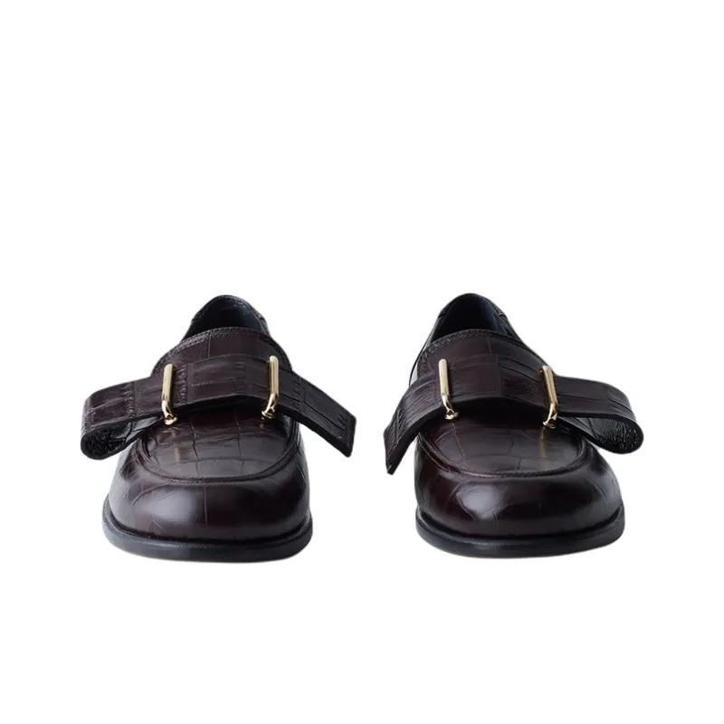 TIBI Morris Loafers Women's Brown-3