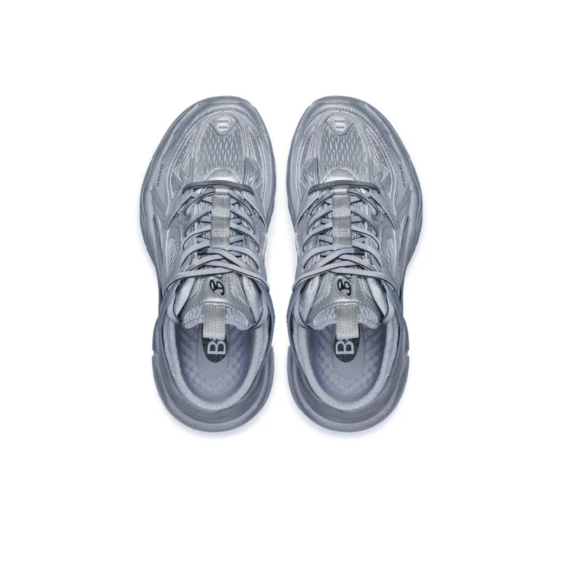 BASLS Distressed Breathable Low Top Chunky Sneakers Unisex-4