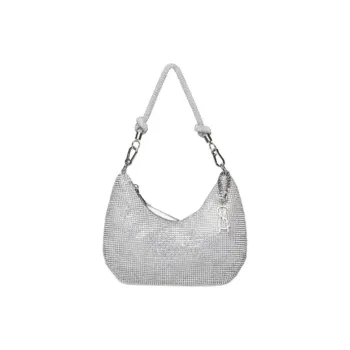 STEVE MADDEN PU Shoulder Bag Regular Women's Silver/Black/Red