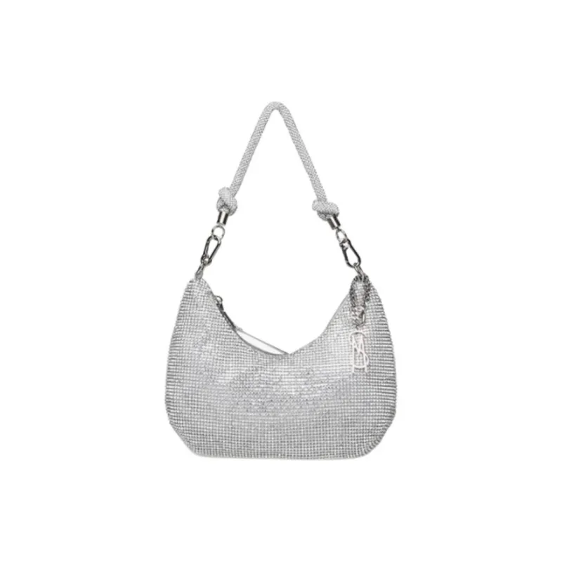 STEVE MADDEN PU Shoulder Bag Regular Women's Silver/Black/Red-0