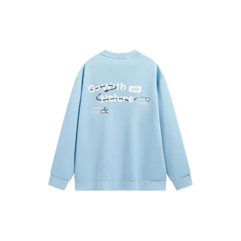 XTEP Sweatshirt Men's Azure Blue-1