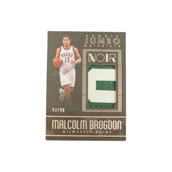 PANINI 2016 17 Noir Bucks, Malcolm Brogdon 52/99 Patch Jersey Player Card, Card Access Pass Sports Cards 1 Pc