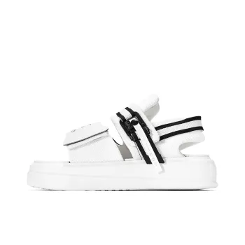 NORVINCY Beach Sandals Unisex Black/White