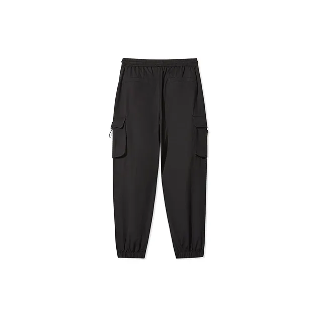 Cabbeen Knitted Sports Pants Men's Coal Black-1