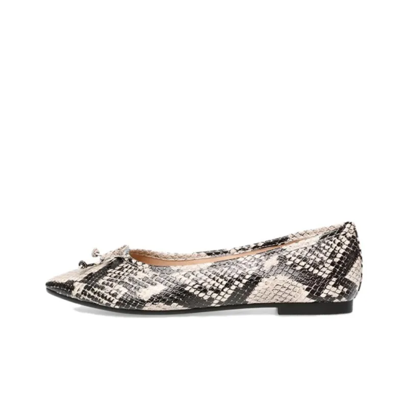 STEVE MADDEN Casual Single Shoes 0.4cm Women's Snakeskin Print-0