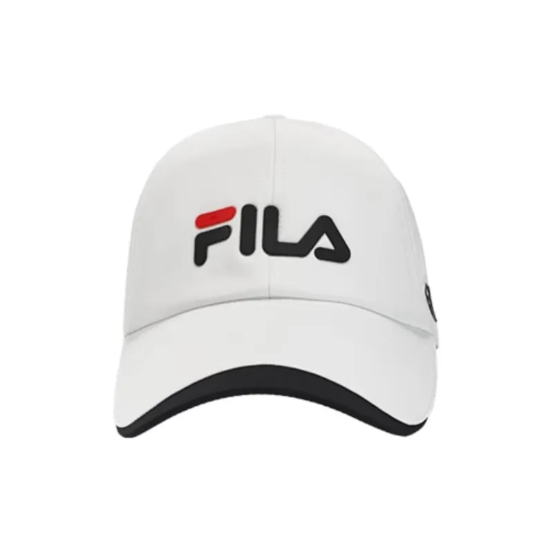 FILA Polyester Baseball Caps Men's White-1