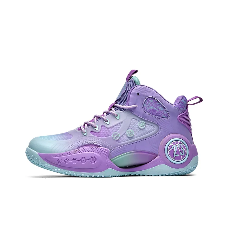 Black tailed Deer Shock Absorbers Slip Resistant, Abrasion Resistant, Breathable Mid Top Basketball Shoes Unisex-5