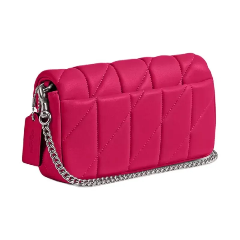 COACH Tabby Nappa Leather Crossbody Bag Shoulder Bag Women's Dragon Fruit-1