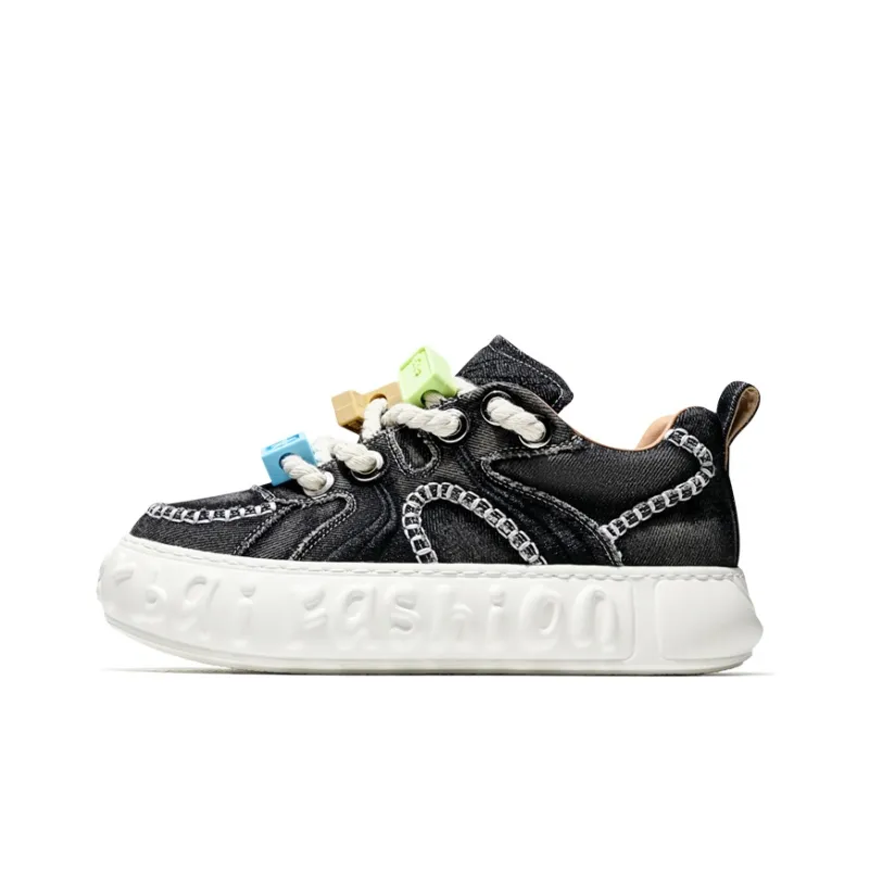 MOERBAI Breathable Lightweight Height Increasing Low-Top Casual Shoes Men's-0