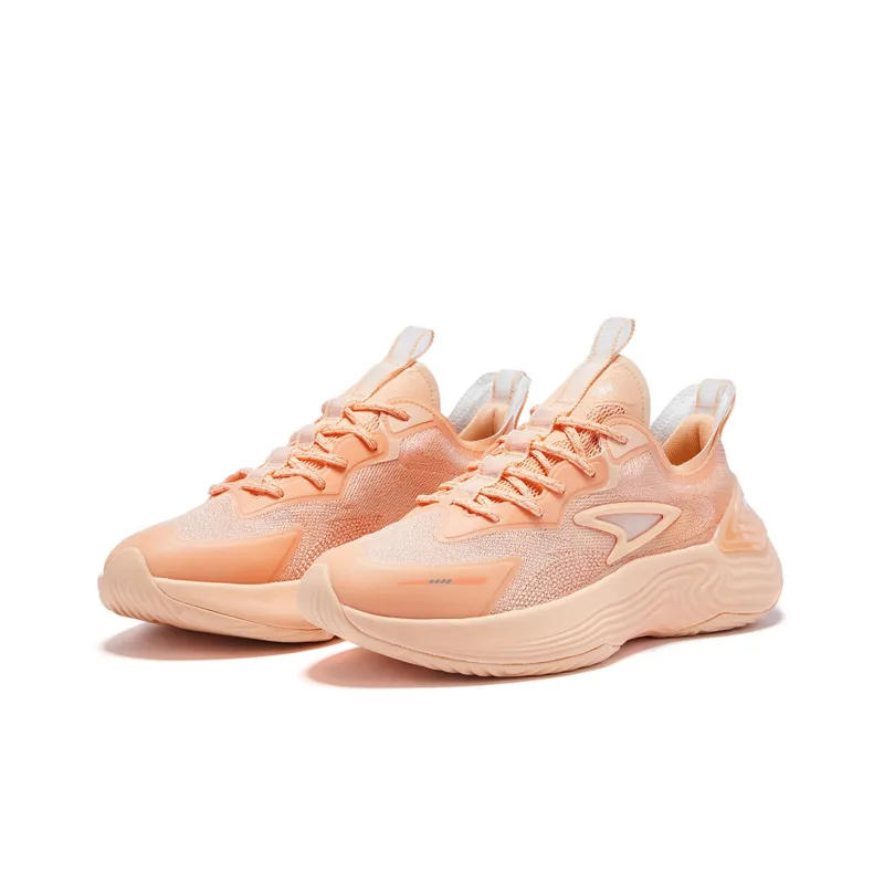 QIAODAN Anti-Slip Wear-Resistant Low-Top Casual Shoes Men's Micro Light Orange-2