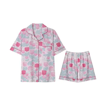 Lan Miao Pajama Set Women's QY Imitation Cotton Women's 24319