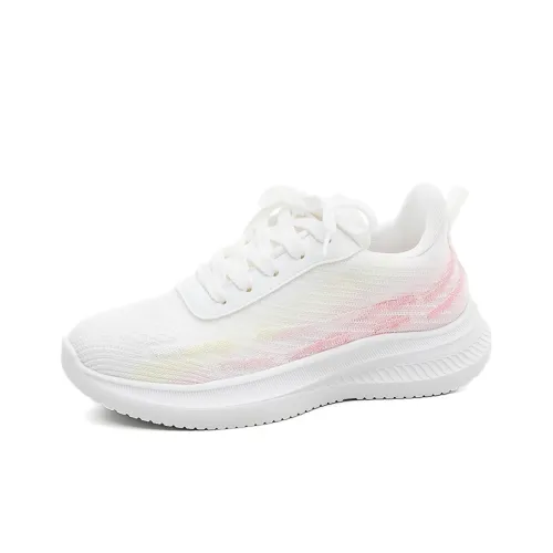 HUANQIU Durable Breathable Low-Top Casual Shoes Women's Pink