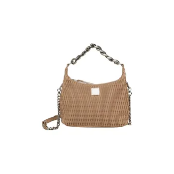 STEVE MADDEN PU Leather Shoulder Bag Crossbody Bag Handbag Small Size Apricot