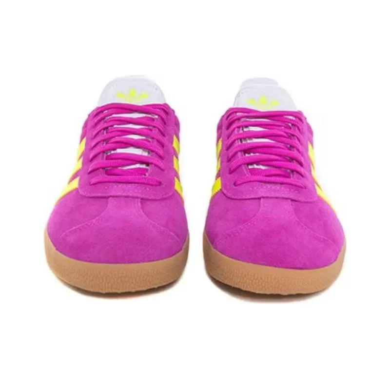 Adidas Gazelle Purple Burst Solar Yellow Women's-2
