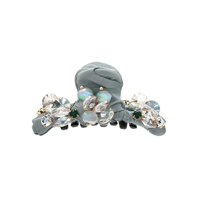 ROYALSASA Faux Crystal Hair Claw Clip Women's-1