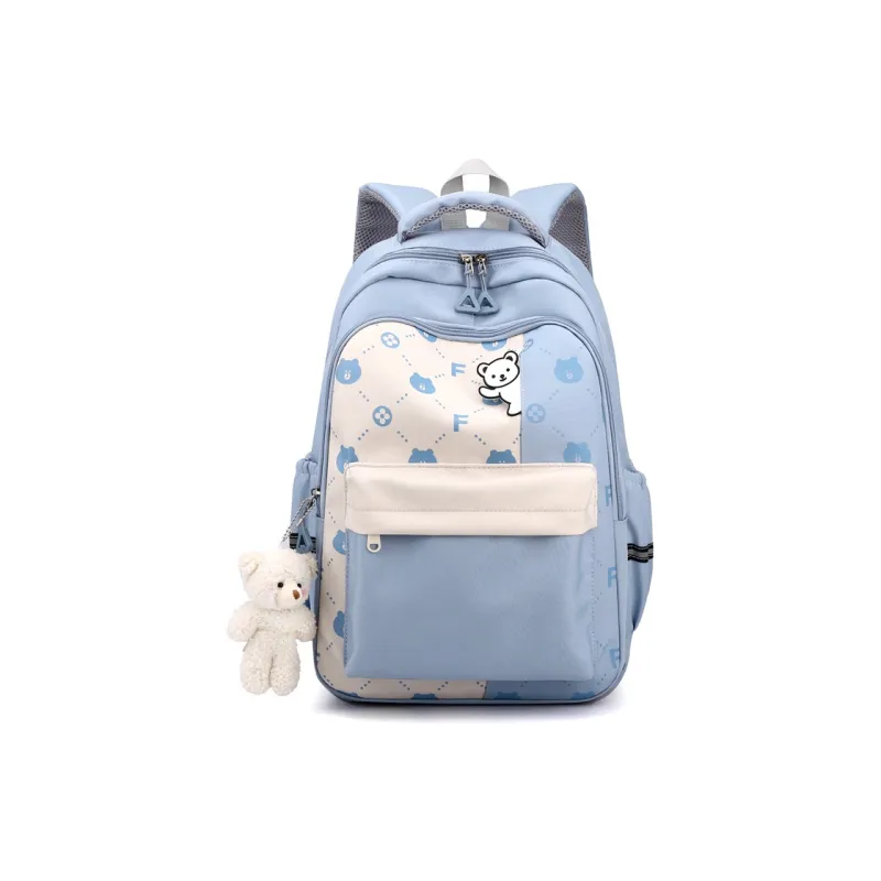 Natural Fish Nylon Backpack Unisex-8