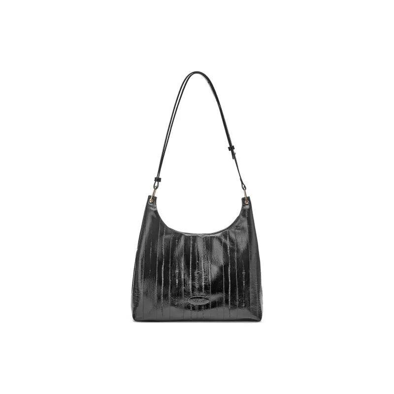 JOSINY Pu Commute Shoulder Bag Women's Black/Apricot/Nude Pink-0