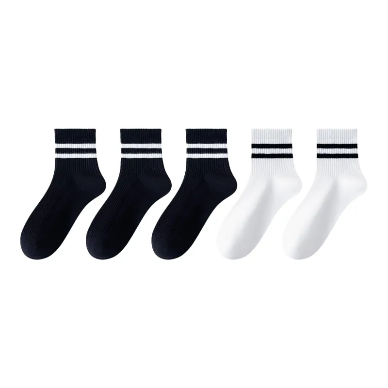 MIIOW Mid Calf Socks Unisex 5 Pack-18