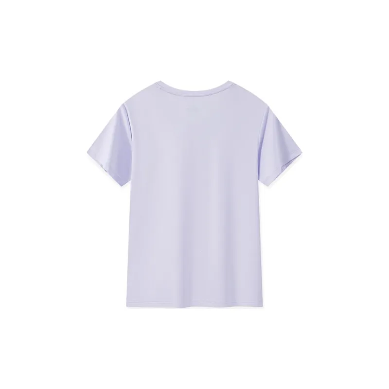 XTEP T Shirt Women's Sheer Purple-1