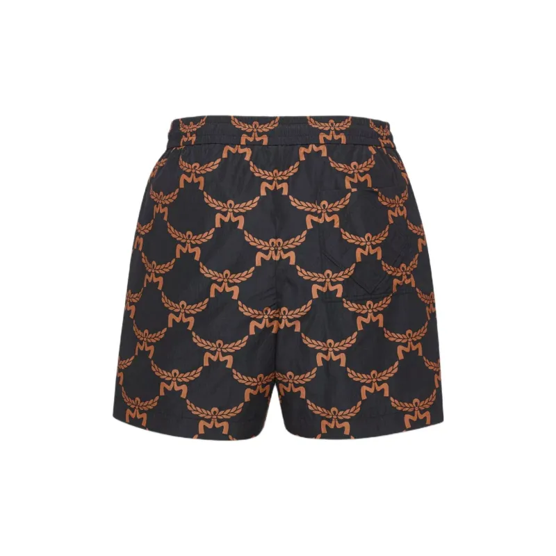 MCM SS24 Casual Shorts Unisex Black-1