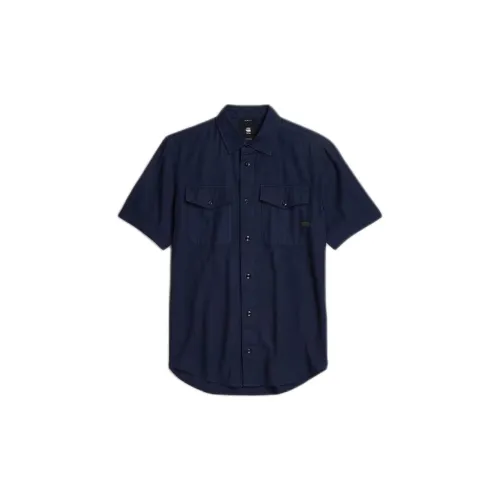 G-STAR RAW Shirts Men Marine Blue