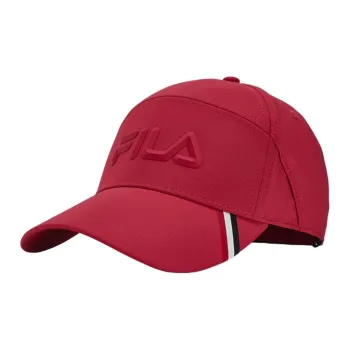 FILA Polyester Baseball Caps Men's Red