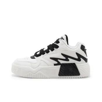STARTER Vol Abrasion Resistant Mid Top Classic Panda Shoes Unisex Black White